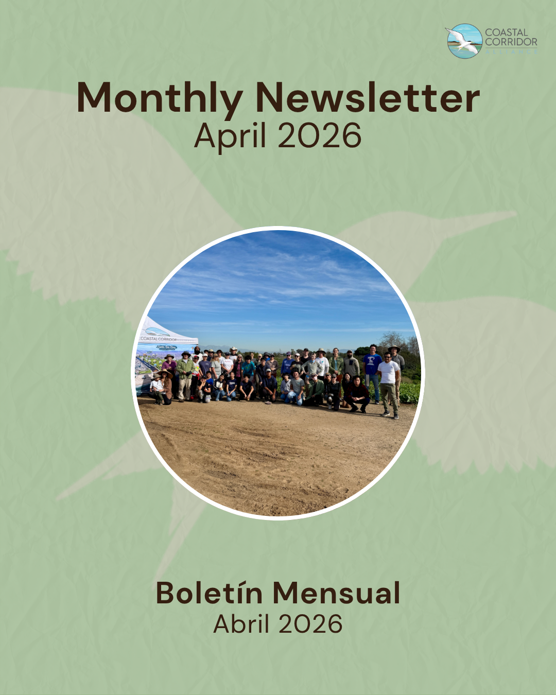 April Newsletter flyer